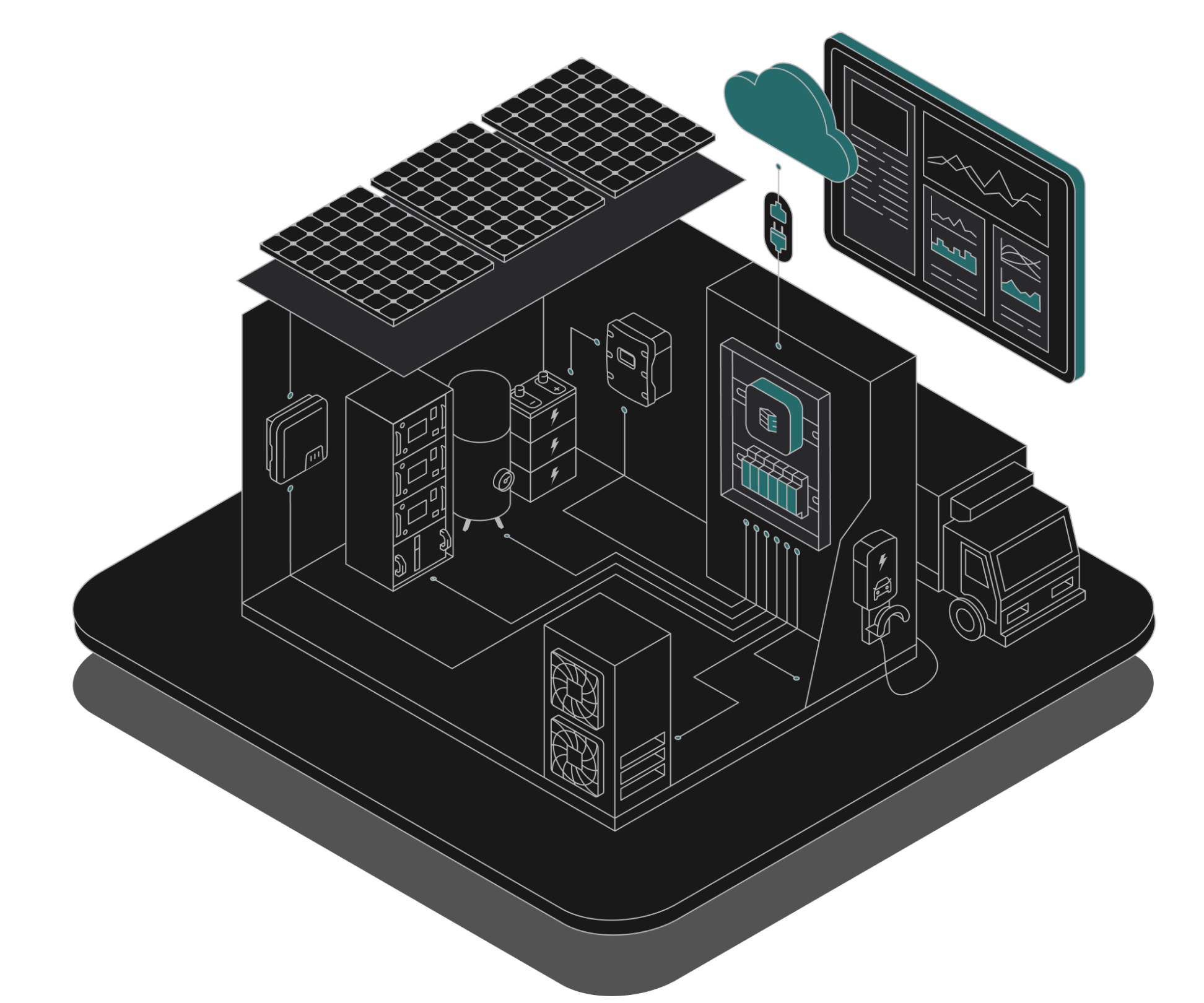 Illustration of Enapter IoT Platform