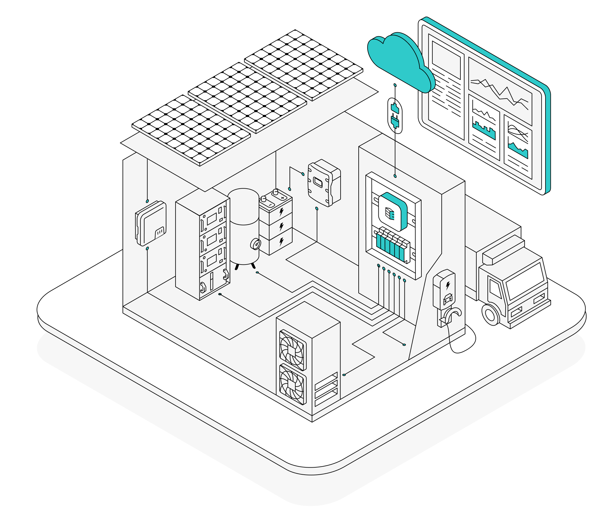 Illustration of Enapter IoT Platform